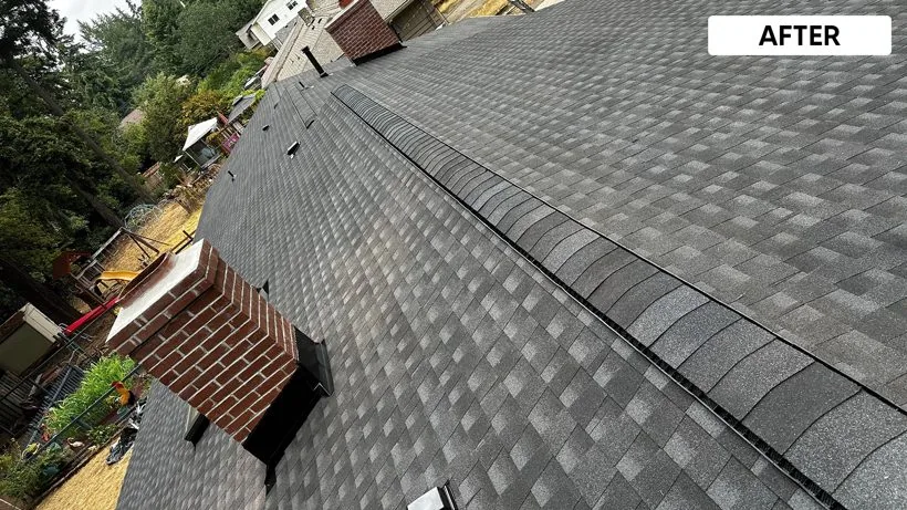 Roof after Valentin Roofing re-roof